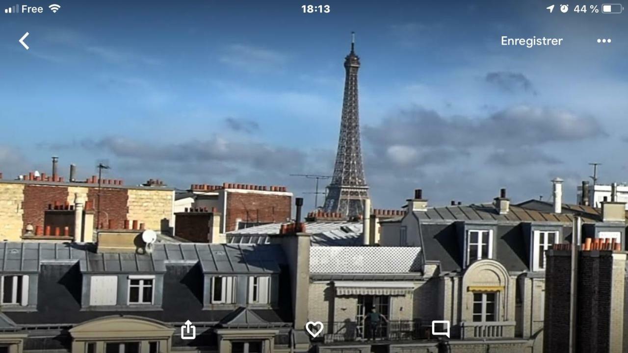 Eiffel Tower Studio Lacoste Paris Bagian luar foto